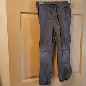 Oshkosh boys gray elastic pants eight
